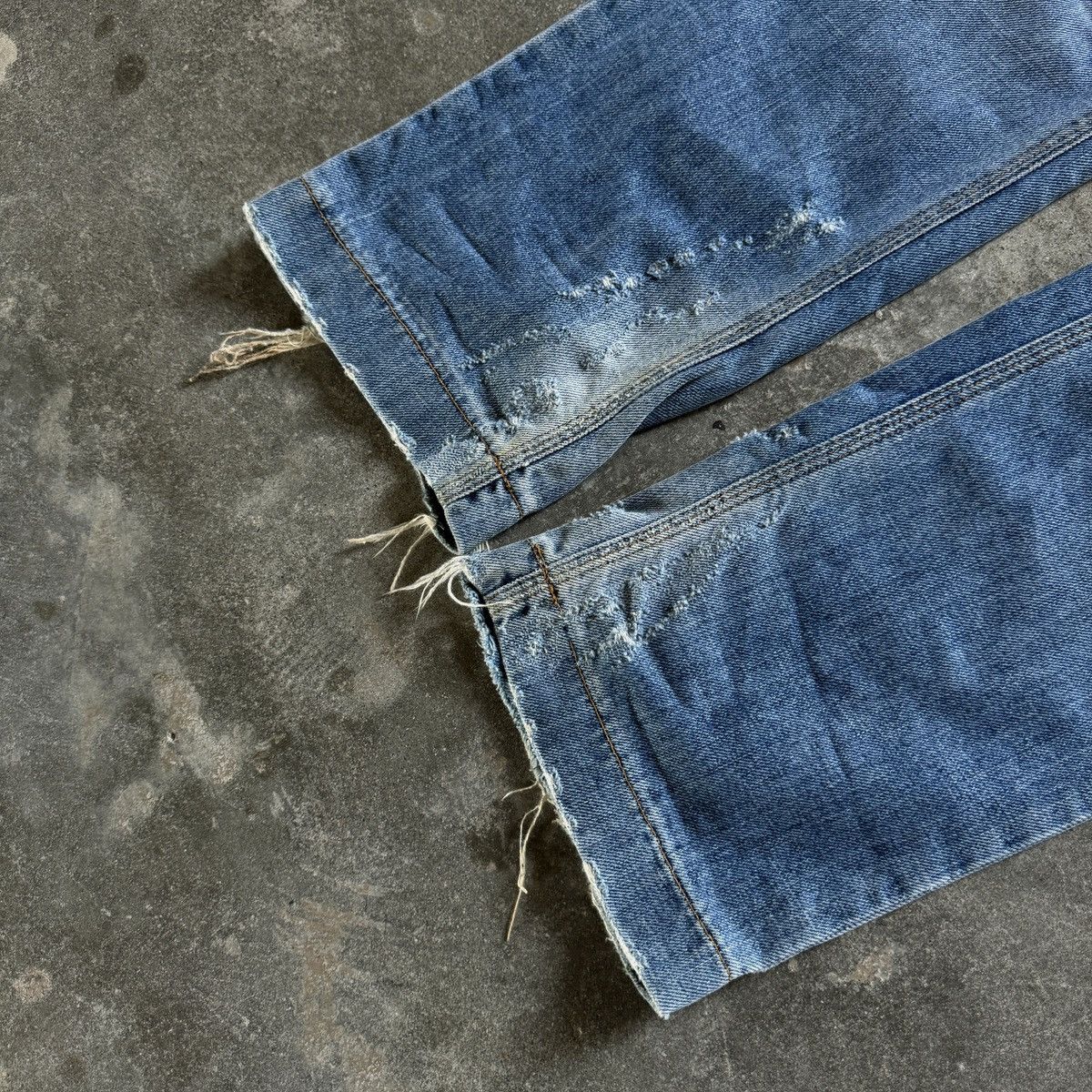 Dolce & Gabbana Dolce & Gabbana Vintage Distressed Crash Denim Size US 34 / EU 50 - 7 Thumbnail