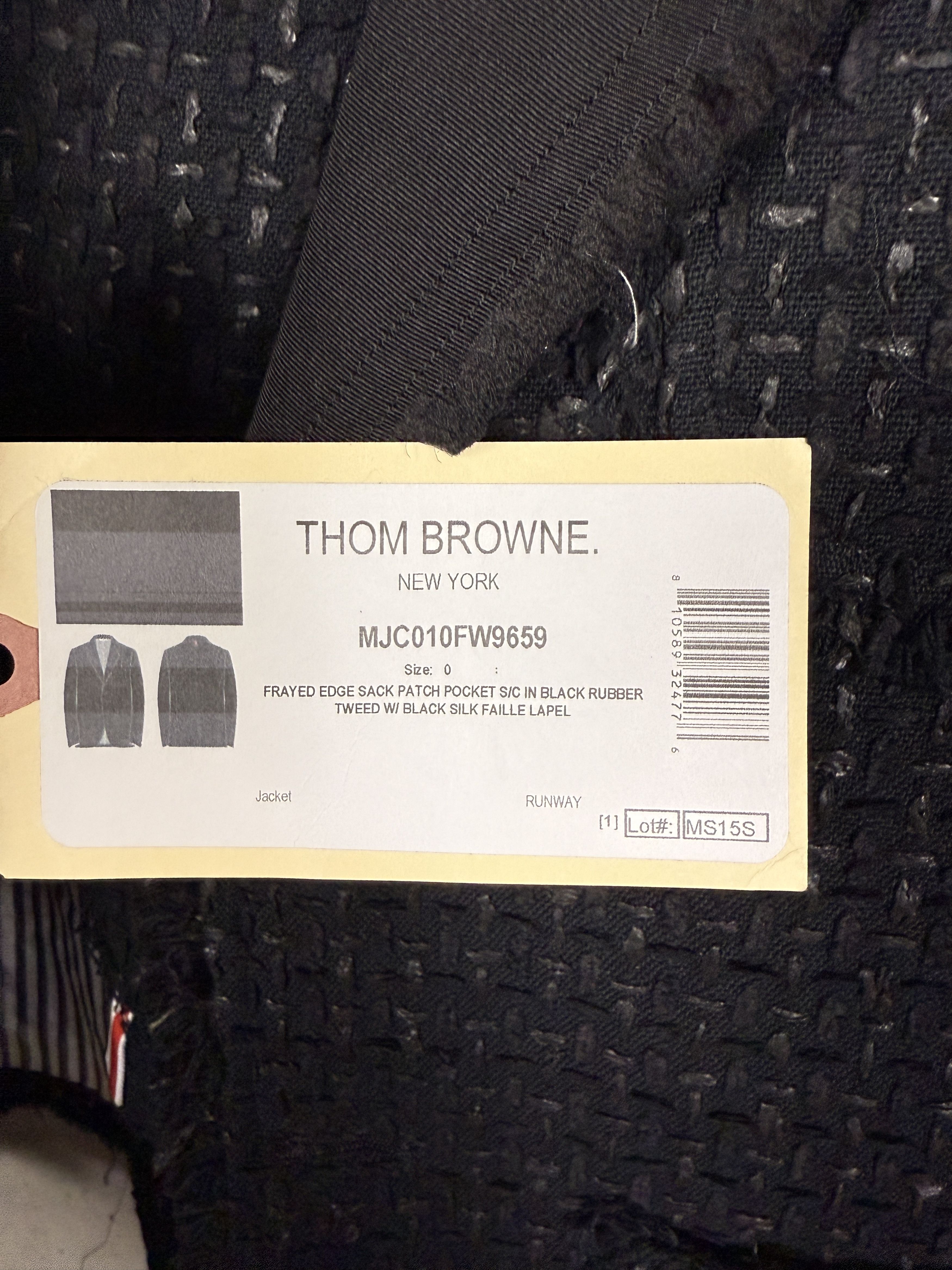 Thom Browne Thom Browne Frayed Edge Sample Suit Jacket and Pants Size 46R - 8 Thumbnail