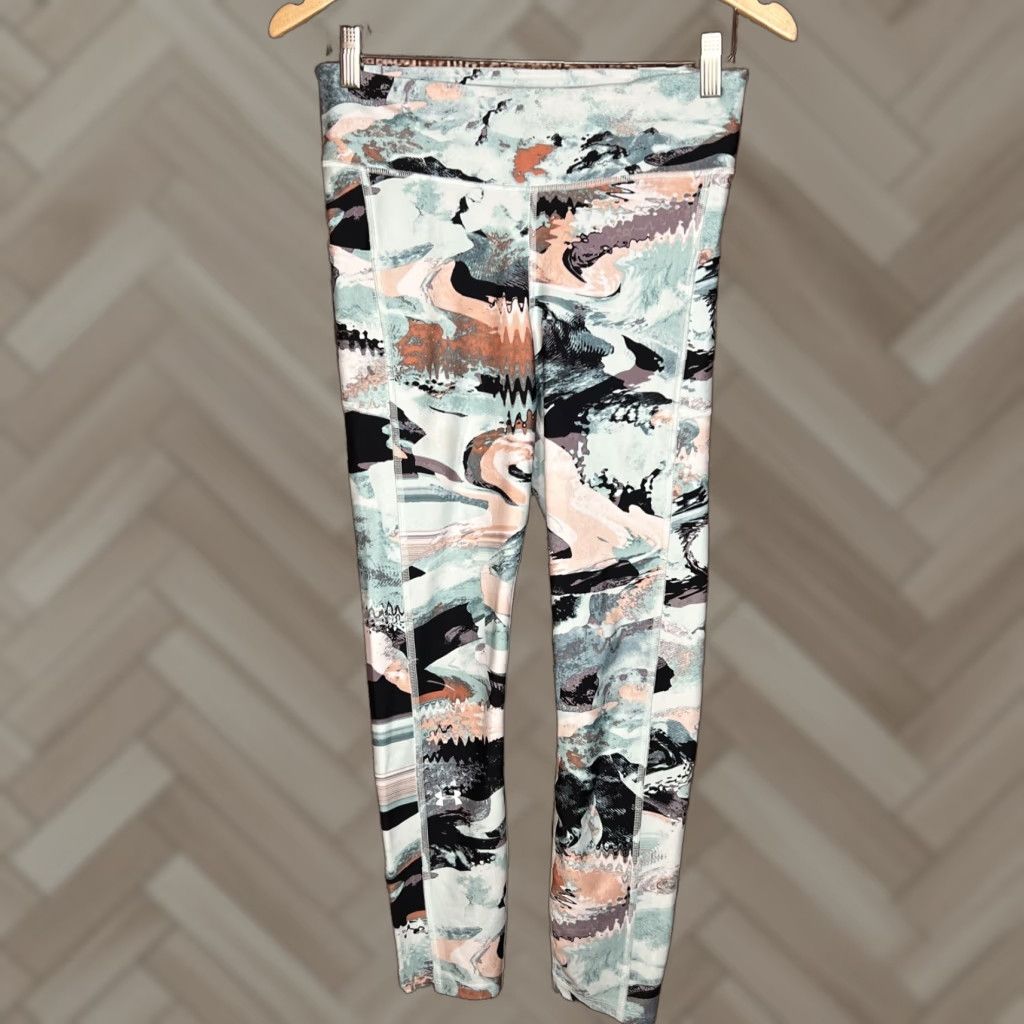 Under Armour Under Armour Women’s M Leggings Pants Heatgear Blue Skinny Casual All Season City Modern Look Size 32" / US 10 / IT 46 - 1 Thumbnail