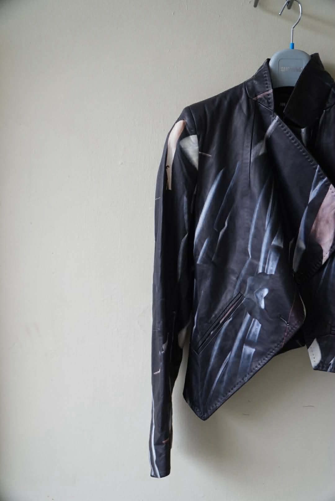 Ann Demeulemeester FW16 Ann Demeulemeester asymmetrical style leather jacket Size XS / US 0-2 / IT 36-38 - 11 Thumbnail