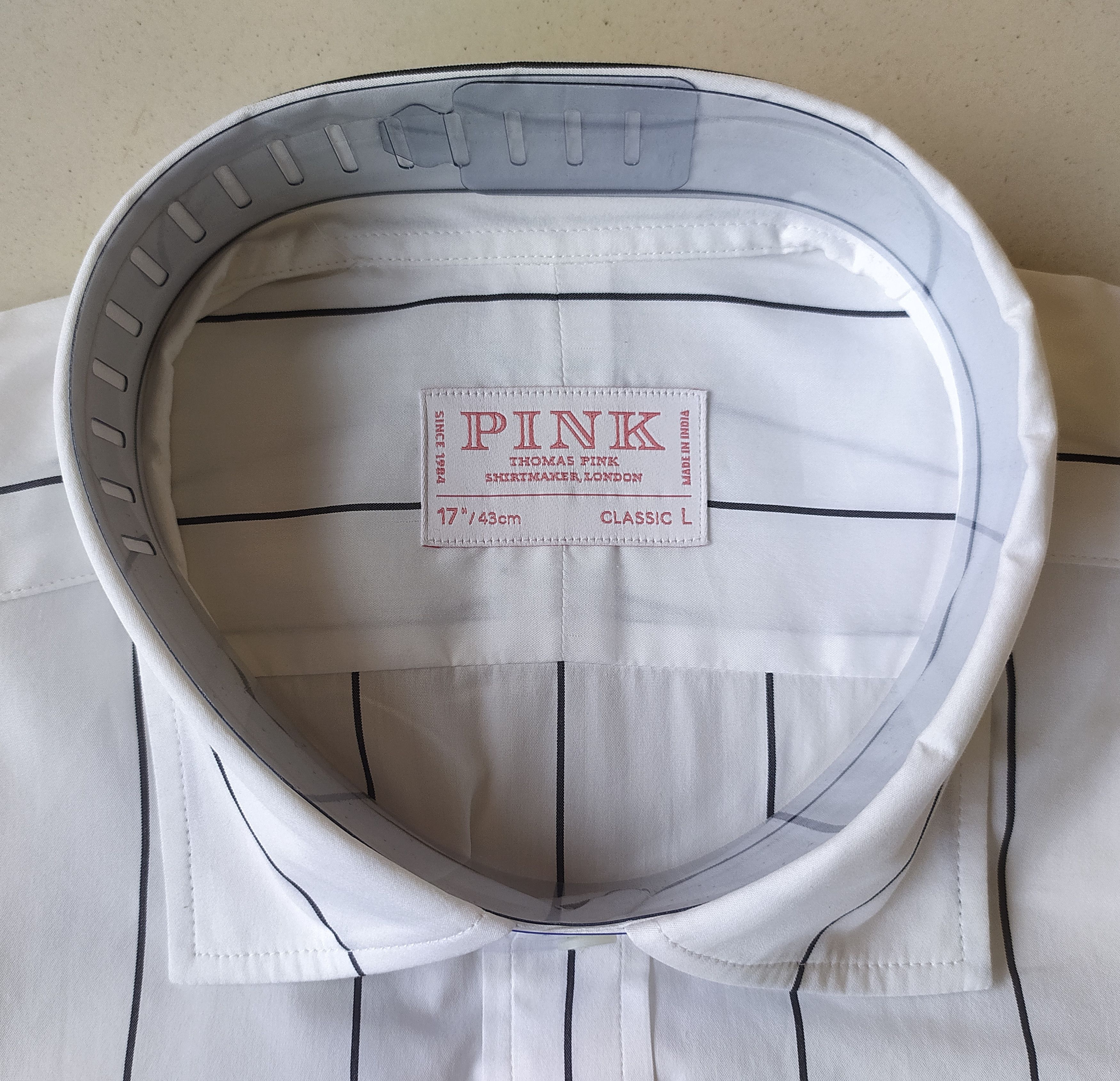 Thomas Pink Thomas Pink Formal Strpied Shirt Free Shipping T/141 Size US L / EU 52-54 / 3 - 4 Thumbnail