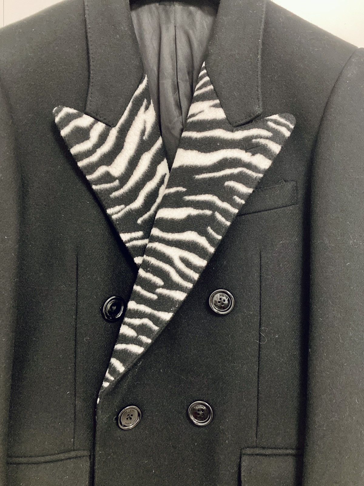 Celine CELINE BY HEDI SLIMANE 21AW/FW Double-Breasted Heavy Coat Size US S / EU 44-46 / 1 - 5 Thumbnail