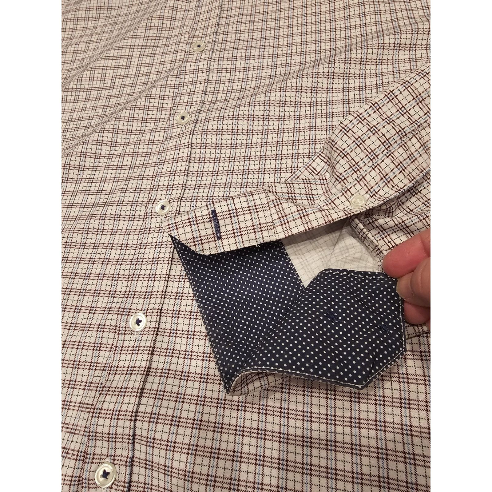 Other Society Of Threads No Iron Long Sleeve Button Up Shirt Size US L / EU 52-54 / 3 - 6 Thumbnail