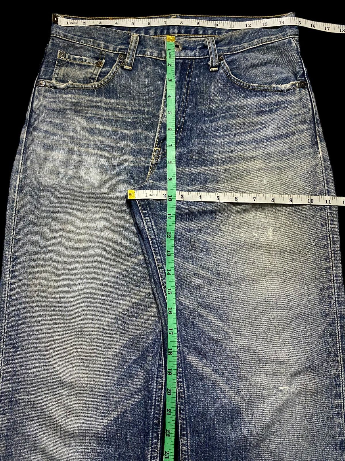 Levi's Vintage Clothing Japan Levis 502 90s Sandy Wash Style Distressed Loose Jeans Size US 30 / EU 46 - 17 Thumbnail