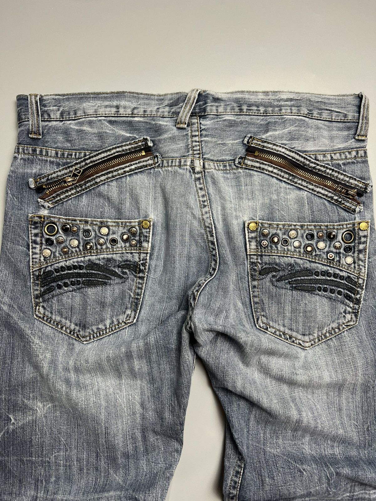 Japanese Brand × Seditionaries × Vintage Vintage Oririn Y2K Studded Denim Size US 37 - 3 Thumbnail