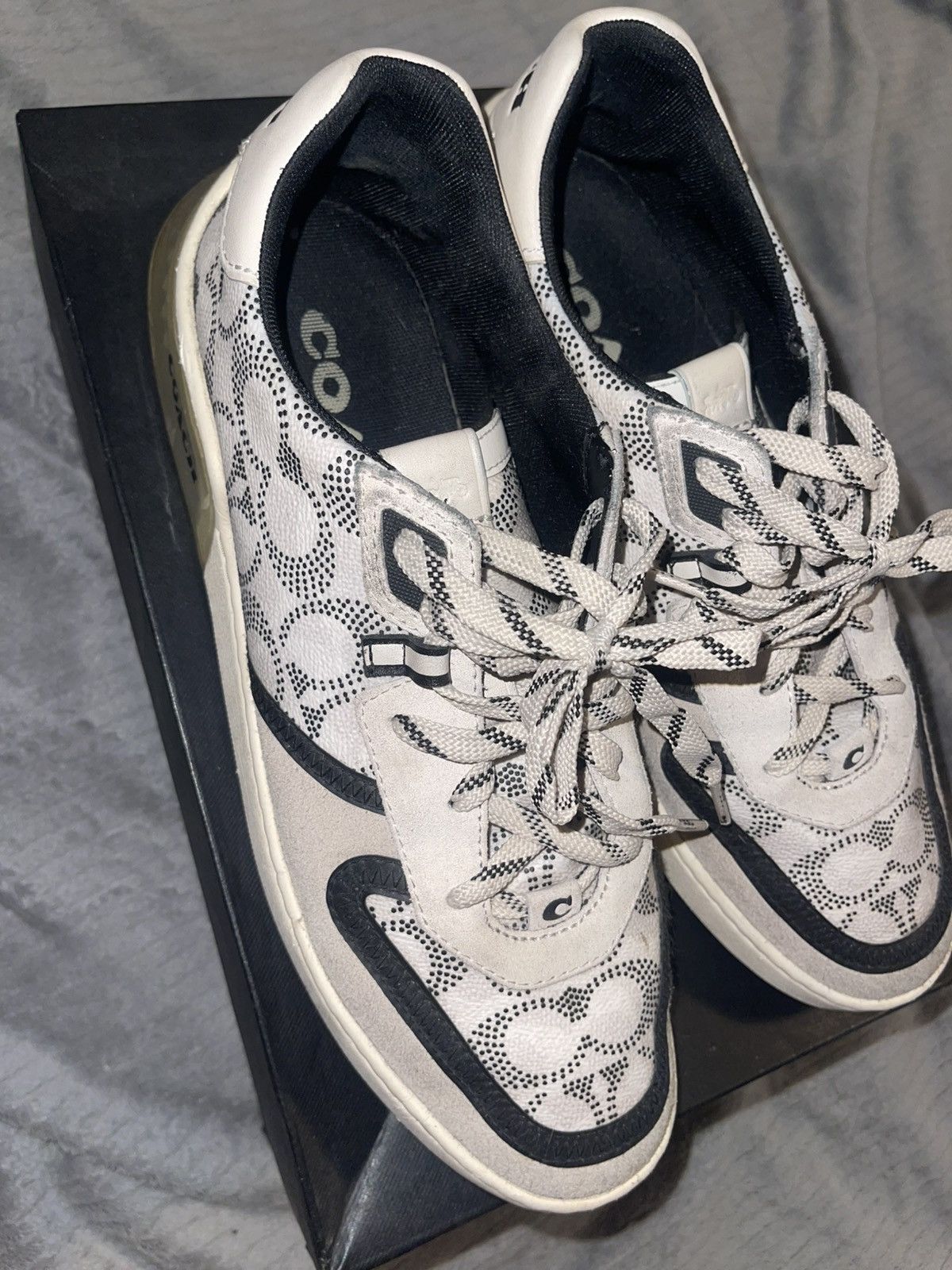 Coach Coach Sneakers Grey/Black 11.5 Size US 11.5 / EU 44-45 - 3 Thumbnail