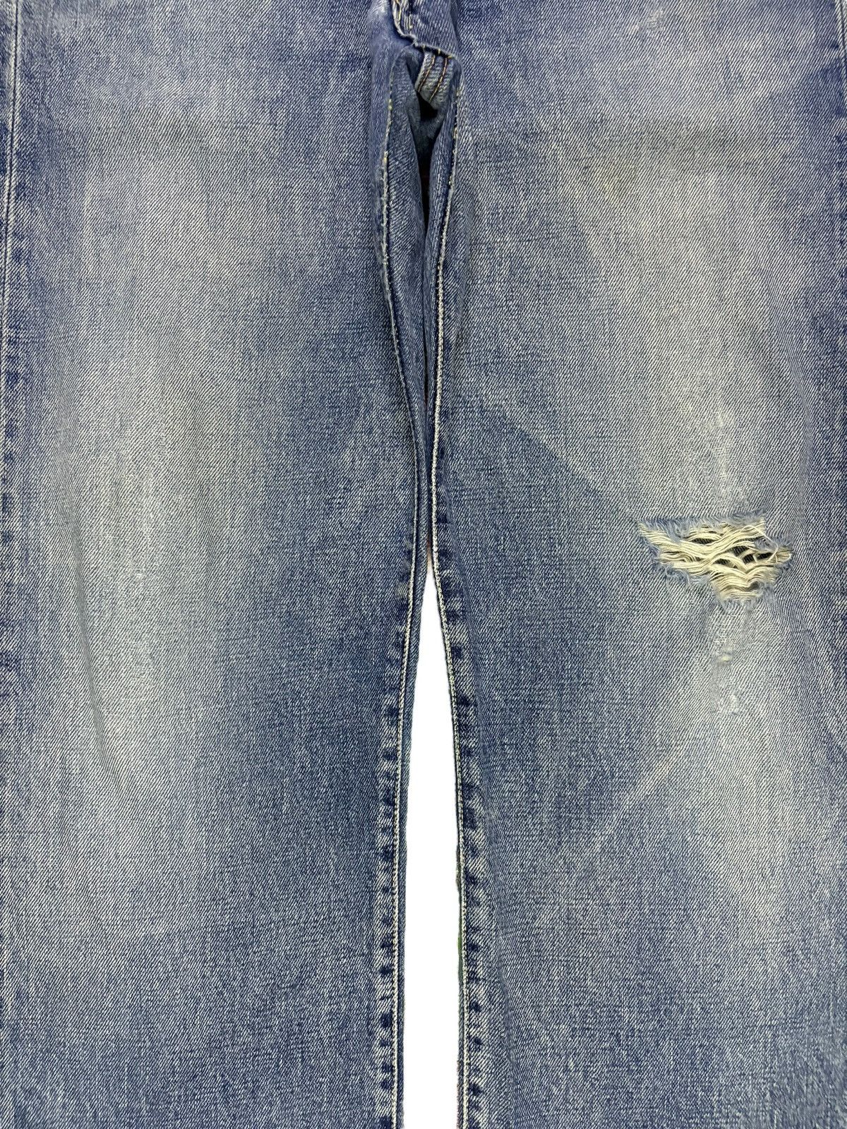 Japanese Brand Vintage Nepenthes Selvedge Distressed Loose Baggy Jeans Size US 30 / EU 46 - 6 Thumbnail