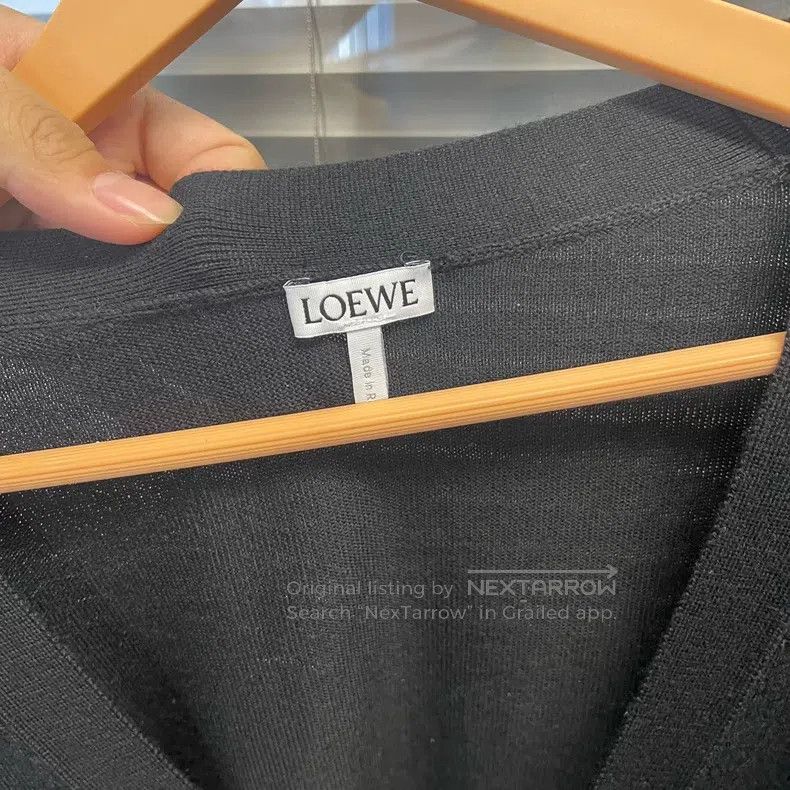 Loewe Loewe Embroidered Logo Cardigan Size US M / EU 48-50 / 2 - 3 Thumbnail