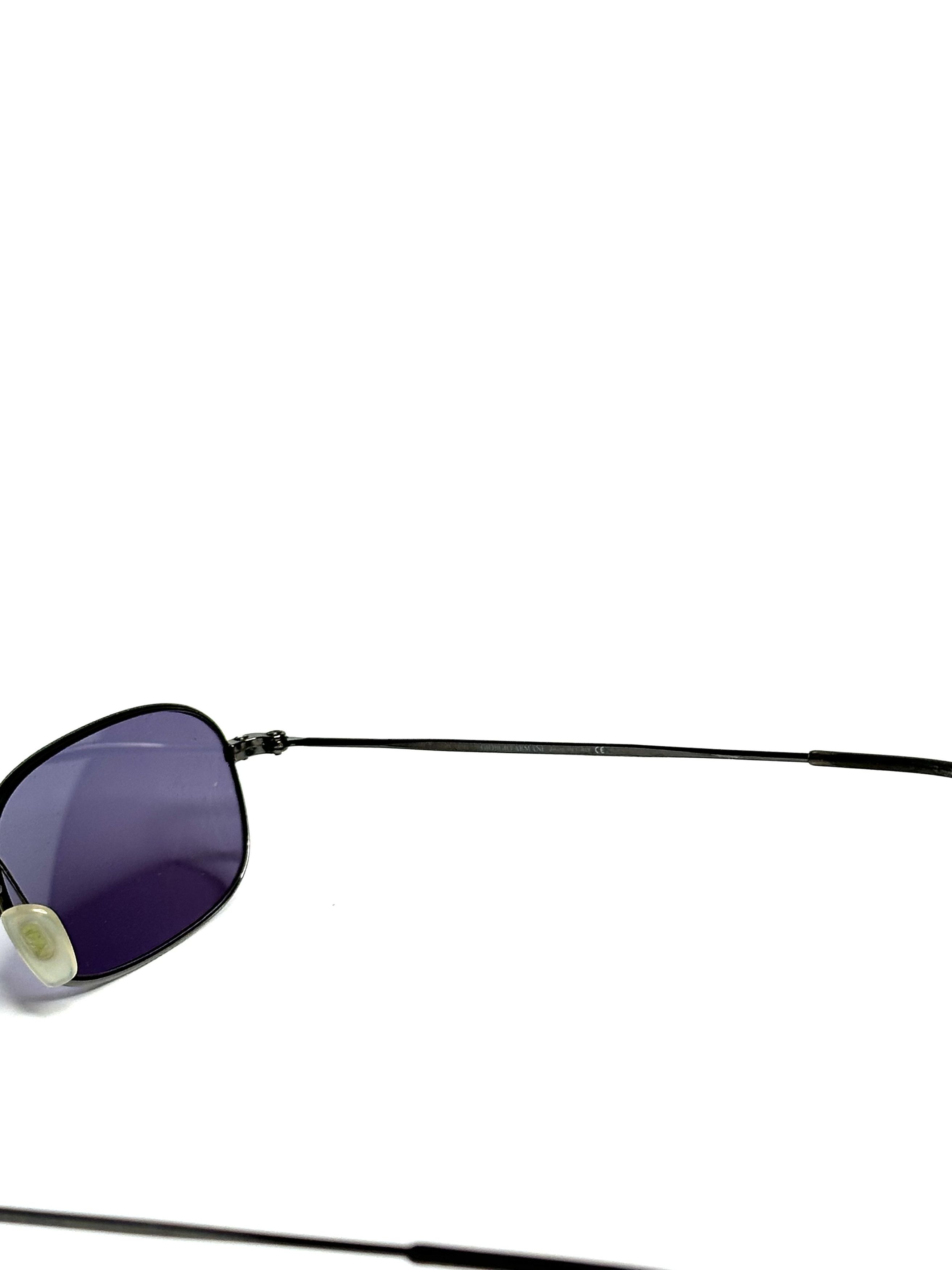 Armani Armani chrome vintage neo sunglasses Size ONE SIZE - 4 Thumbnail