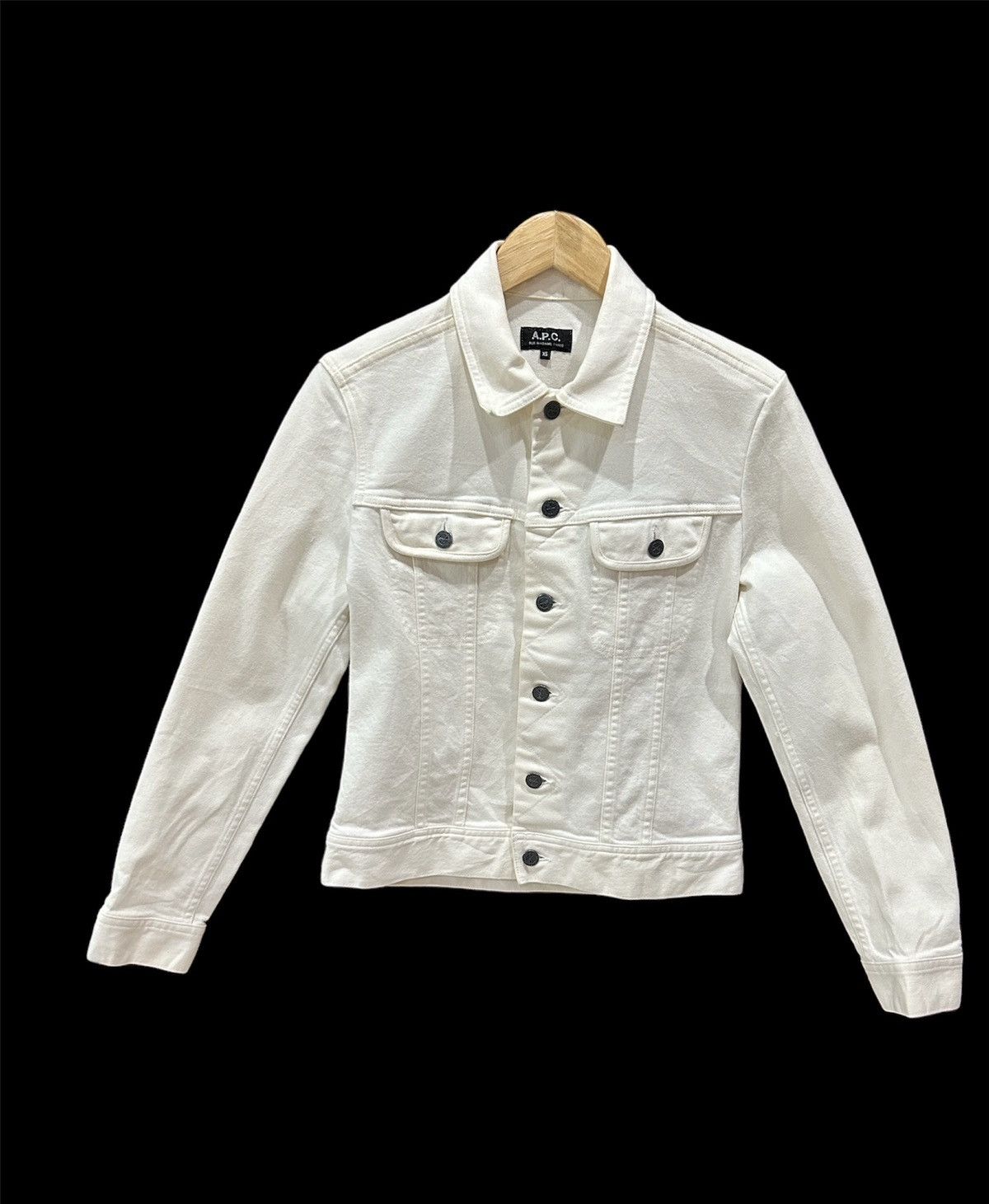 image of A P C Type 3 Jacket Cream Colour, Men's (Size XS)