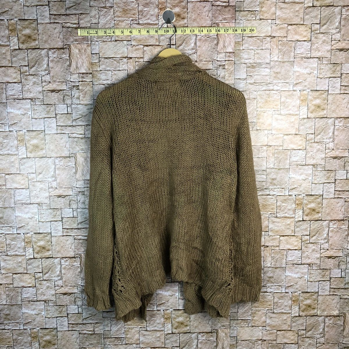 Japanese Brand Chocol Raffine Brown Cardigan knitwear #A781 Size XL / US 12-14 / IT 48-50 - 12 Thumbnail