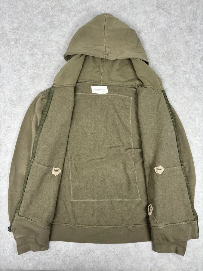 Polo Ralph Lauren 2010s Ralph Lauren Khaki Green American Flag Zip-up Hoodie Size US L / EU 52-54 / 3 - 7 Thumbnail