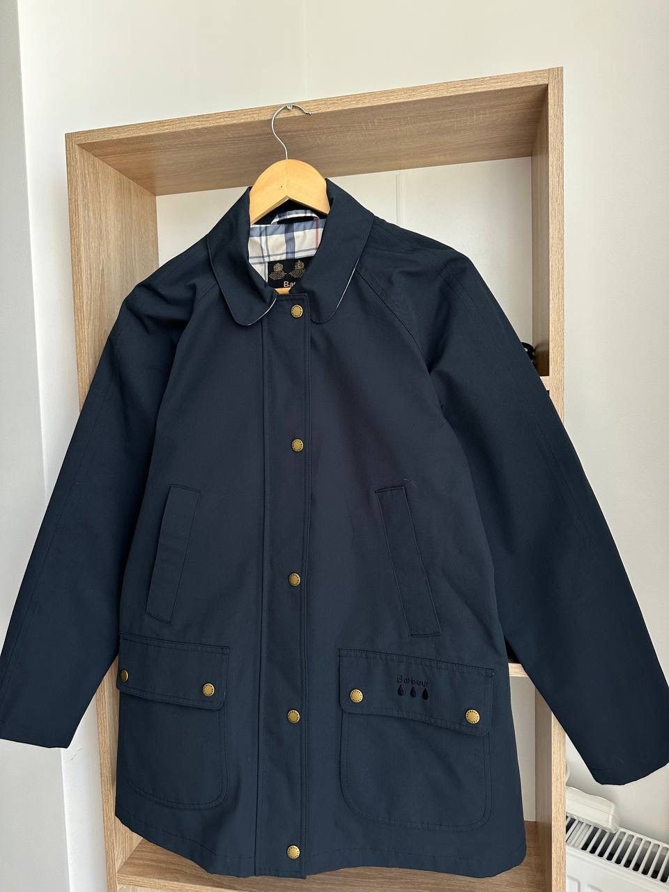 Barbour × Vintage Vintage Barbour Flurry Blue Weather Comfort Jacket Size US M / EU 48-50 / 2 - 8 Thumbnail