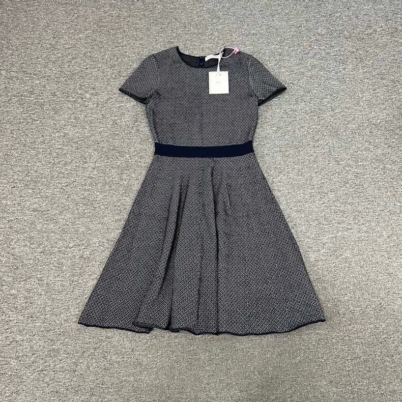 Dior Dior Knitted dress, waist-tight princess dress, pleated ski Size XS / US 0-2 / IT 36-38 - 1 Thumbnail