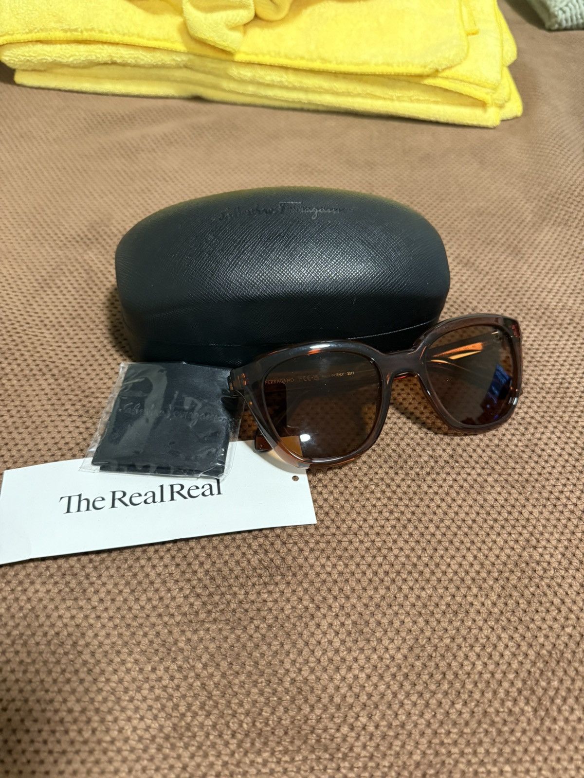 Salvatore Ferragamo Salvatore Ferragamo square-frame sunglasses Size ONE SIZE - 1 Thumbnail