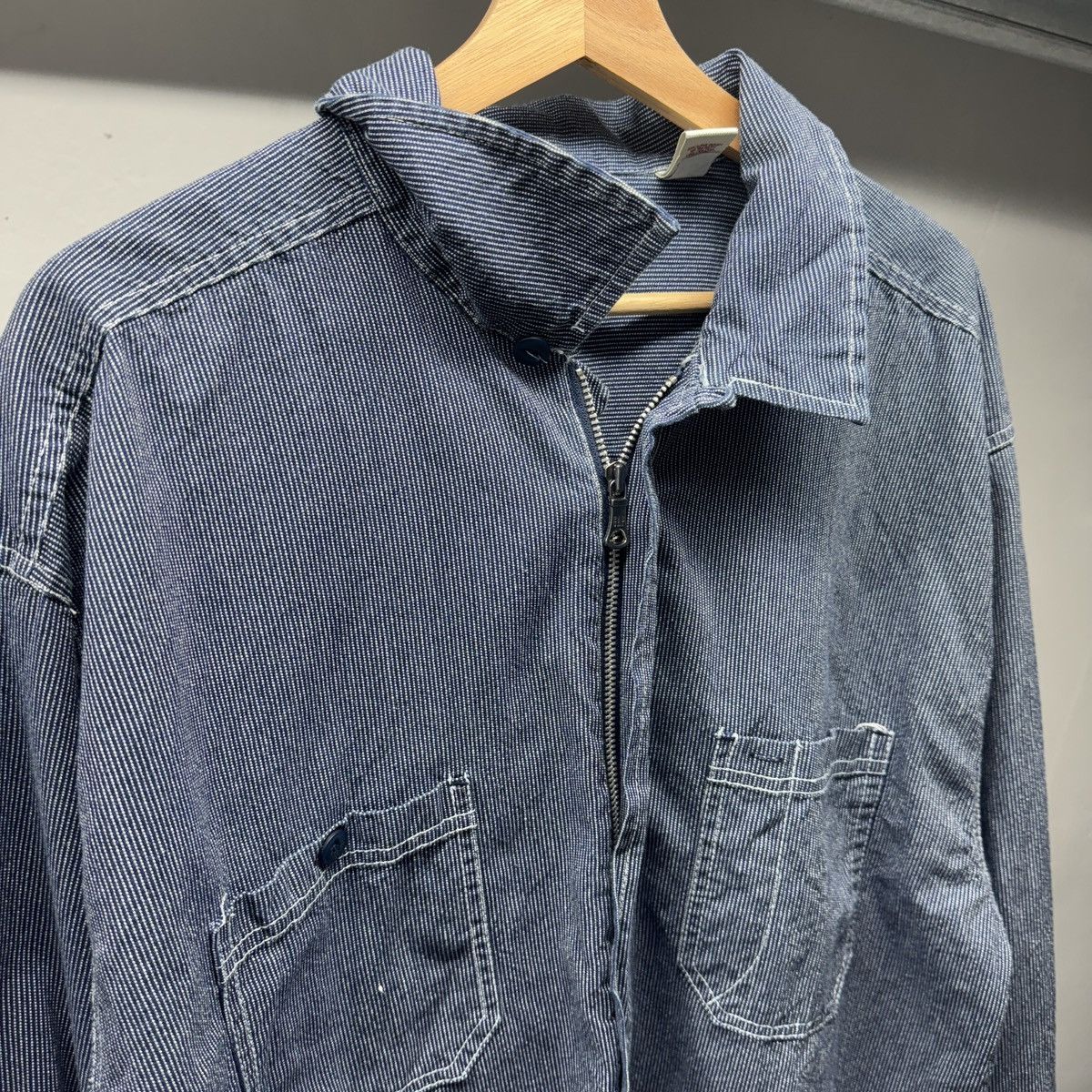 Gap Workwear Zip Railroad Chore Coat ERD Grunge Chrome