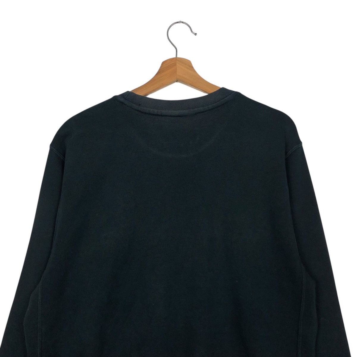 Nike 📌Vintage Sweatshirt Nike Big Logo Rich Black Size US M / EU 48-50 / 2 - 10 Thumbnail