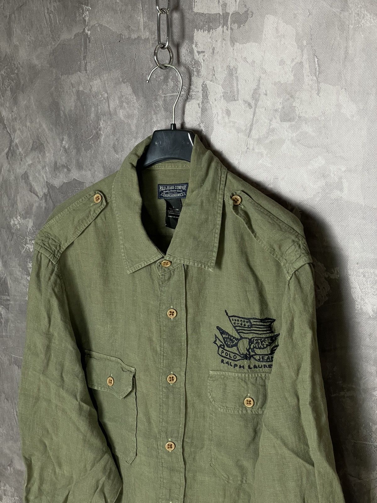 Polo Ralph Lauren × Ralph Lauren × Vintage Polo Ralph Lauren casual over shirt jacket quilt Size US L / EU 52-54 / 3 - 7 Thumbnail