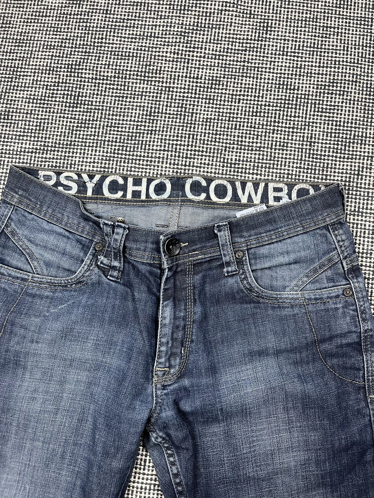 Japanese Brand × Vintage Psycho cowboy buckle jeans washed denim Size US 32 / EU 48 - 4 Thumbnail