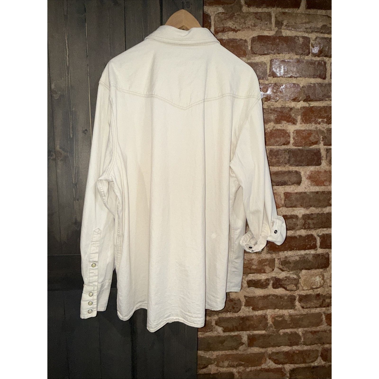 Banana Republic Banana Republic Men’s Western Sz XXL Pearl Snap Longhorns Size US XXL / EU 58 / 5 - 5 Thumbnail