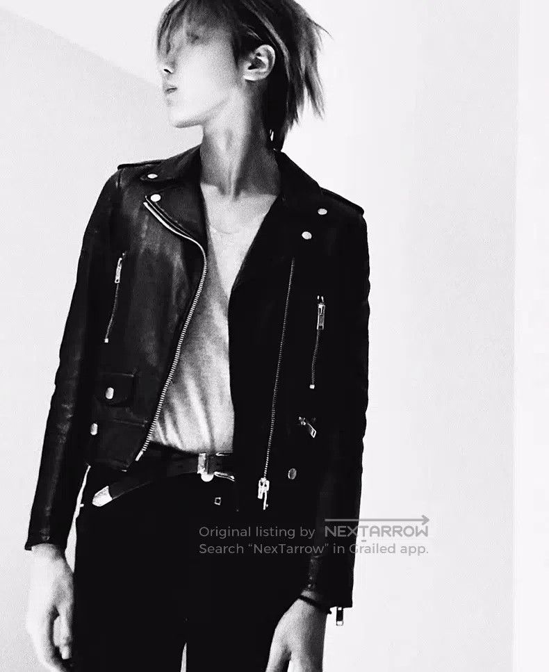Saint Laurent Paris Saint Laurent Paris Motorcycle Zip Leather Jacket Size XS / US 0-2 / IT 36-38 - 9 Thumbnail