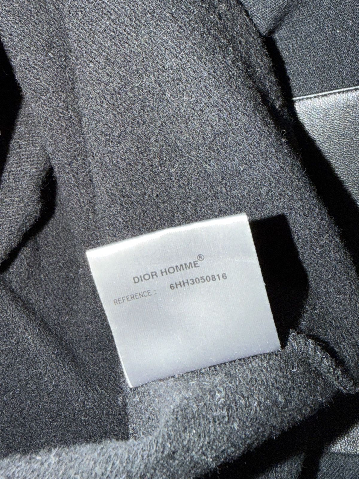 Hedi Slimane AW06 Dior Homme Leather Patch Sweater Size US M / EU 48-50 / 2 - 5 Thumbnail