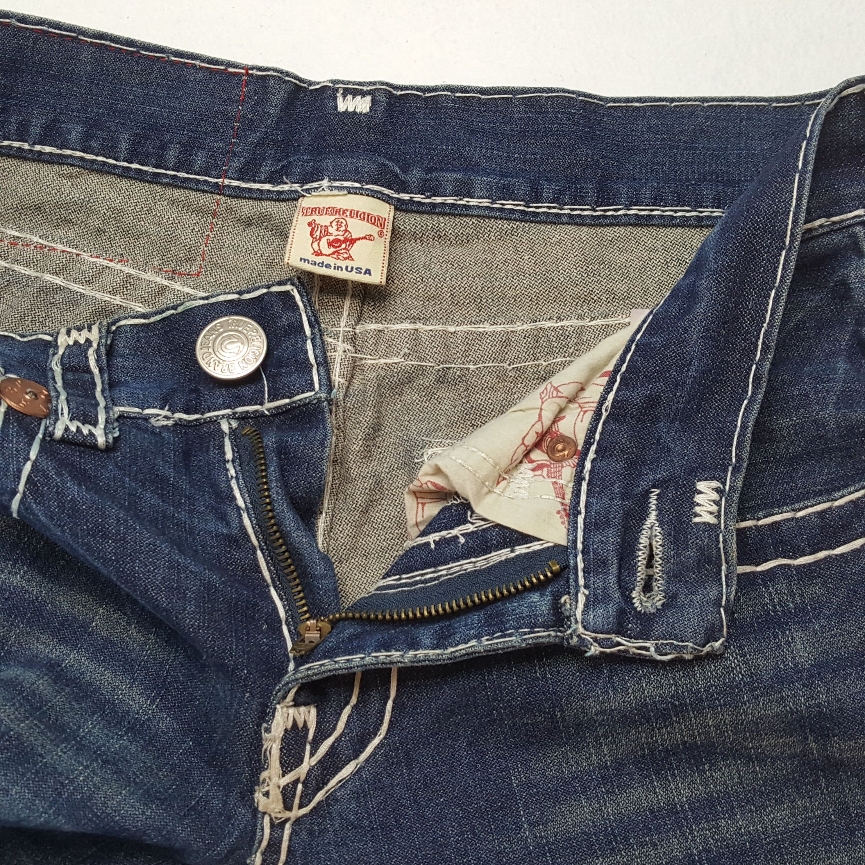True Religion × Vintage TRUE RELIGION Fashion Streetwear Daily Style Jeans Size US 31 - 12 Thumbnail