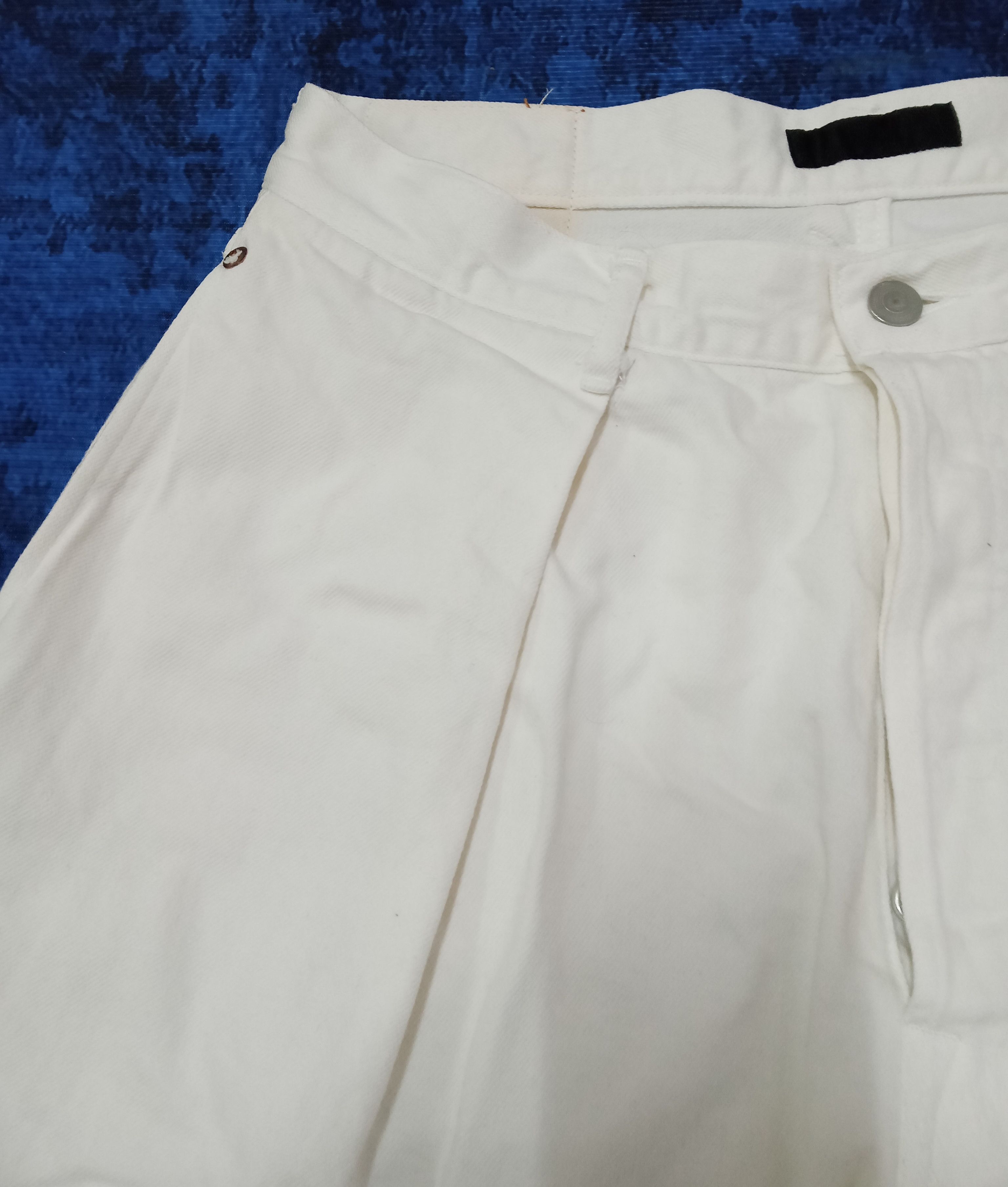 Japanese Brand Joswick New York Pleated Redline Selvedge Baggy Pants Size US 34 / EU 50 - 11 Thumbnail