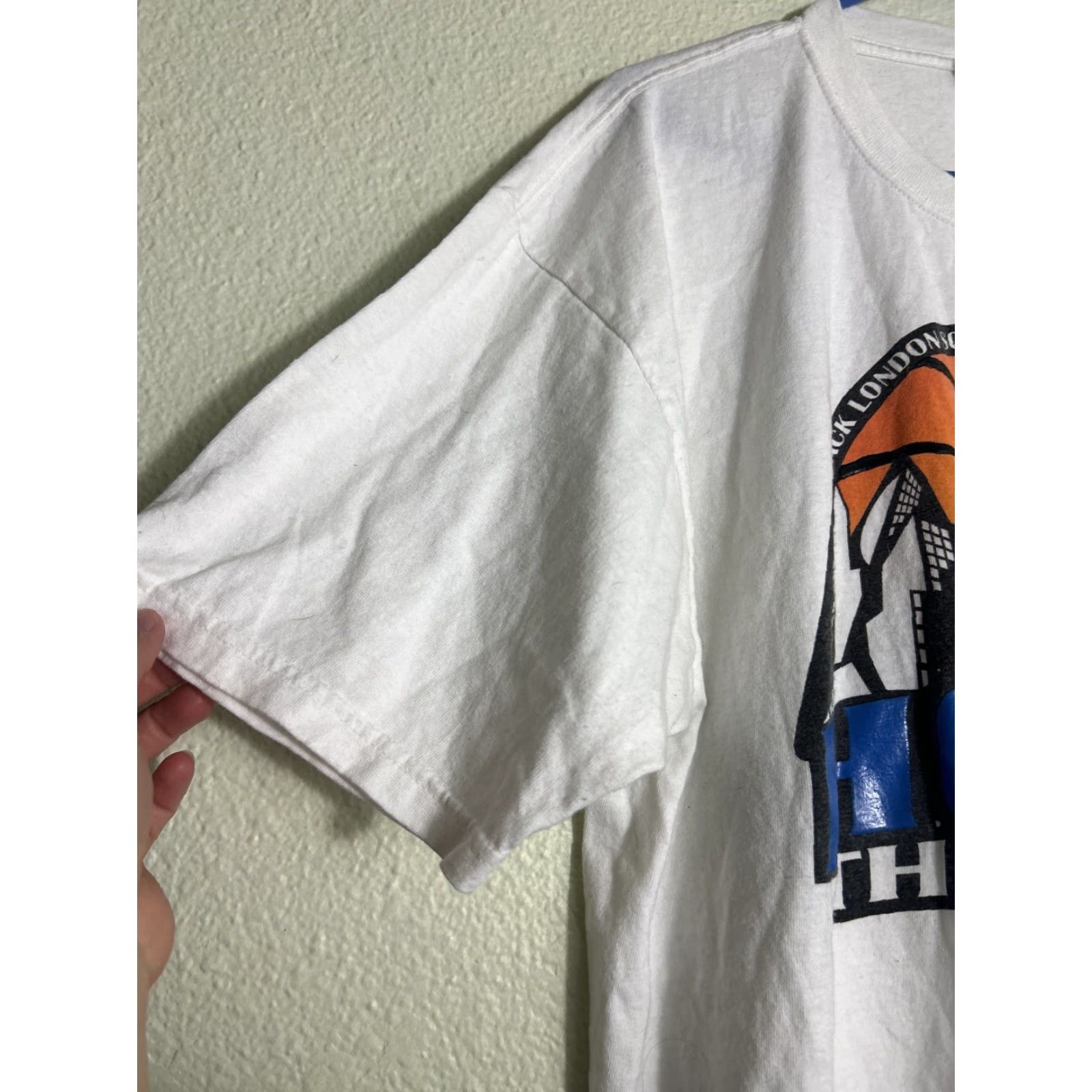 Anvil VINTAGE Anvil T-Shirt Square Hoop There It Is White XL Mens Size US XL / EU 56 / 4 - 2 Thumbnail