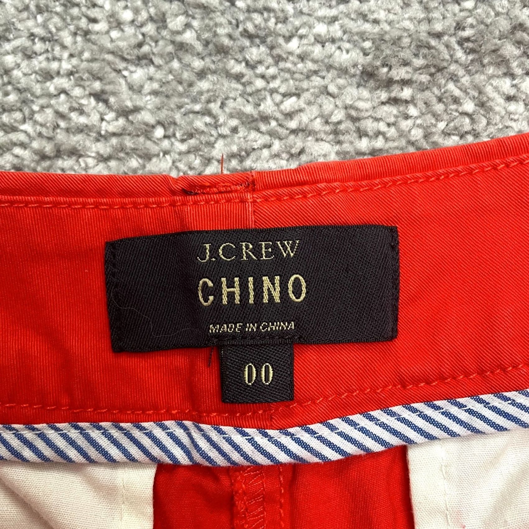 J.Crew J.Crew Chino Shorts Womens 00 Solid Red Mid Rise Cotton Casual Pocket Outdoor Size 24" / US 00 / IT 34 - 5 Thumbnail