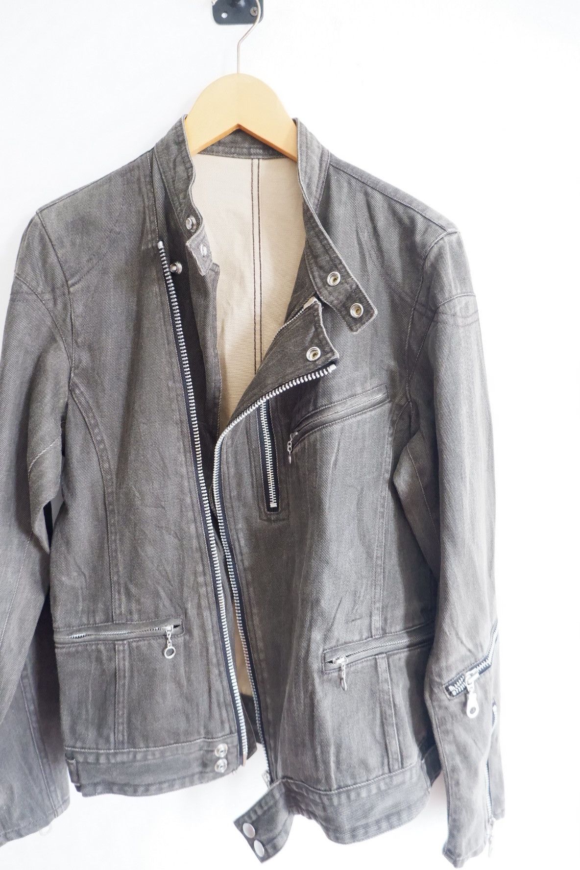 Beauty Beast Vintage The Difference By Rupert Punk Biker Denim Jacket Size US L / EU 52-54 / 3 - 4 Thumbnail