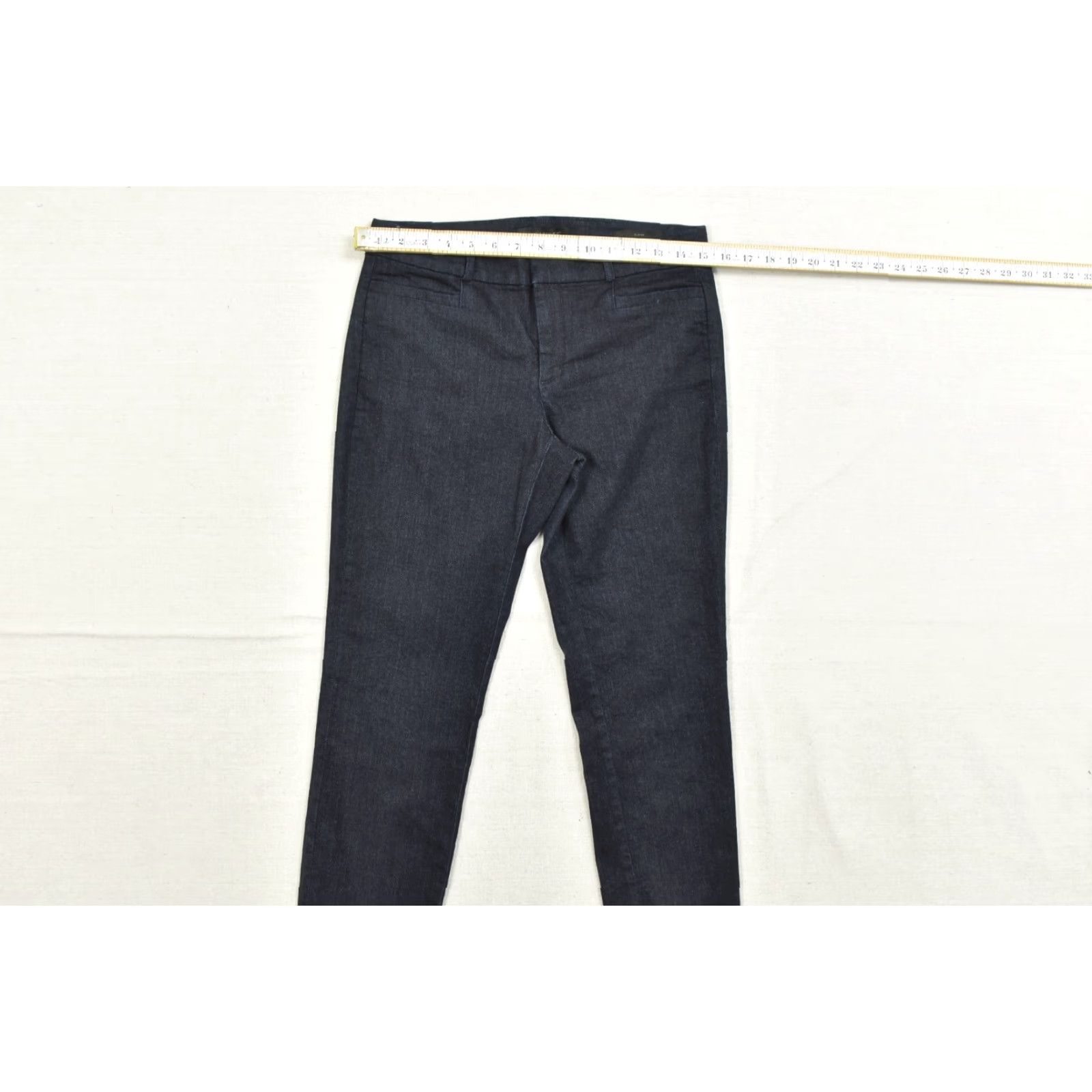 Banana Republic VINTAGE Banana Republic Sloan Skinny Fit Navy Blue Ankle Pants Women's Size 4 Stretch Co Size 27" / US 4 / IT 40 - 5 Thumbnail