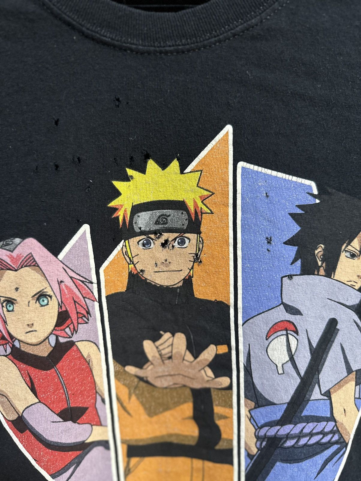 Anime Thrashed Naruto Shippuden Faded Tee Size US M / EU 48-50 / 2 - 11 Thumbnail