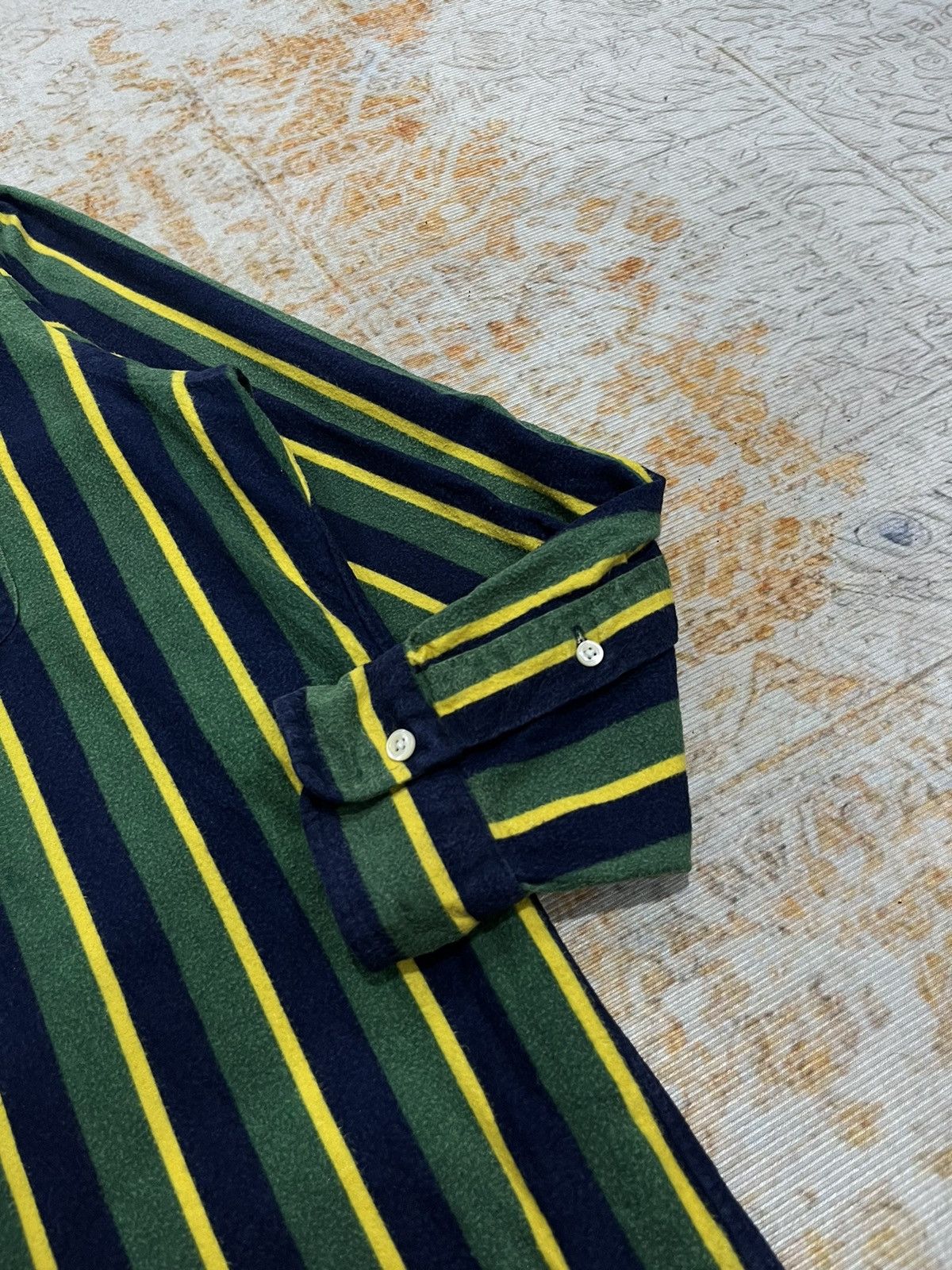 Polo Ralph Lauren Vintage Polo Ralph Lauren Stripe Wool Size US XL / EU 56 / 4 - 4 Thumbnail