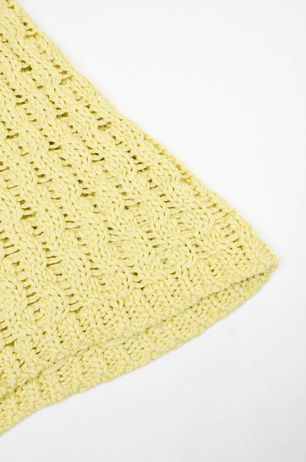 Salvatore Ferragamo Salvatore Ferragamo Open-Knit Cotton Maxi Dress Yellow - L Size L / US 10 / IT 46 - 3 Thumbnail
