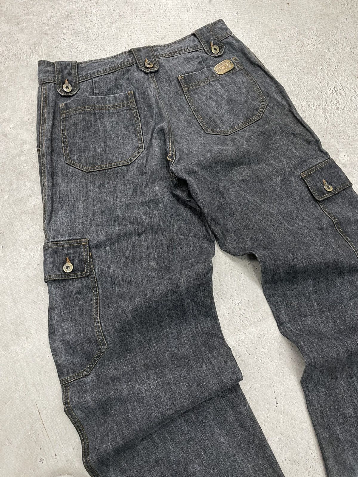 Dolce & Gabbana Dolce & Gabbana cargo washed distressed cargo jeans FW2000s Size US 32 / EU 48 - 10 Thumbnail