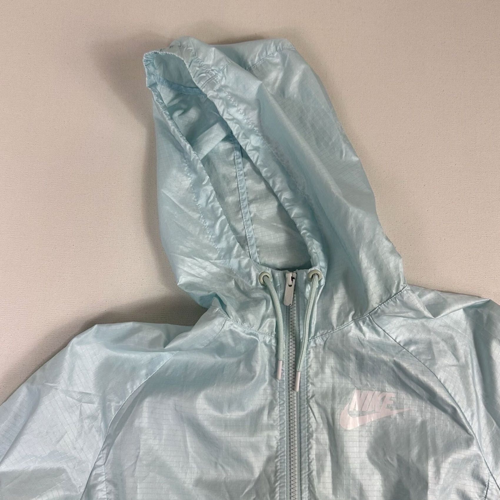 Nike Nike Sportswear Women’s Jacket Windrunner Full Zip Windbreaker Blue White S Size S / US 4 / IT 40 - 5 Thumbnail
