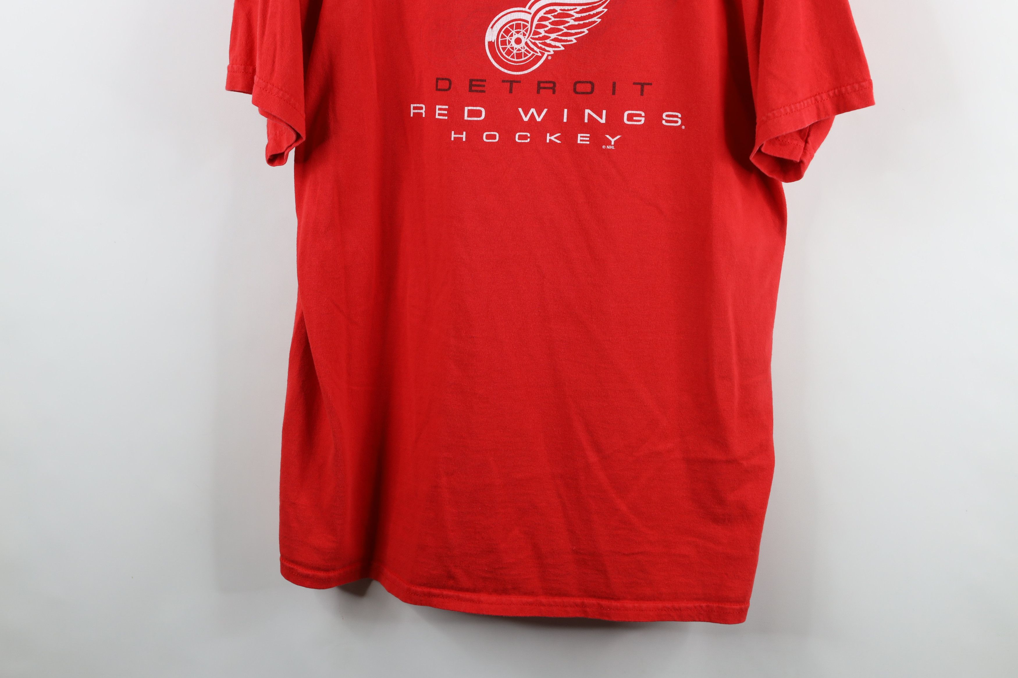 Vintage Vintage 90s Detroit Red Wings Hockey Short Sleeve T-Shirt Size US XL / EU 56 / 4 - 3 Thumbnail
