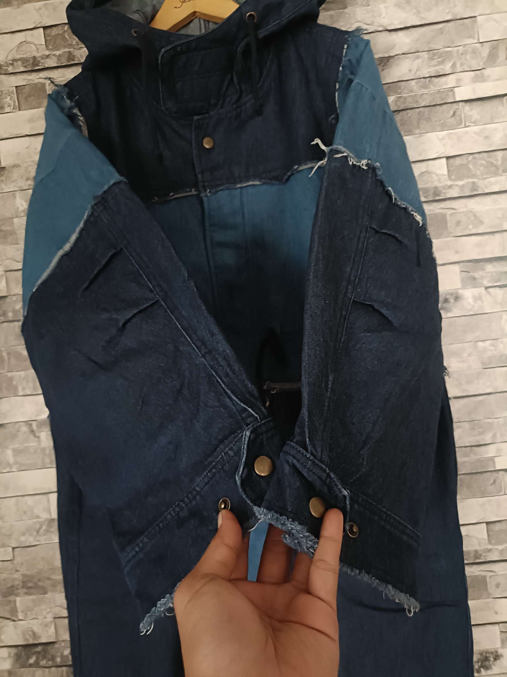 Japanese Brand Rivet & surge patches denim streetwear coat Size US XL / EU 56 / 4 - 3 Thumbnail