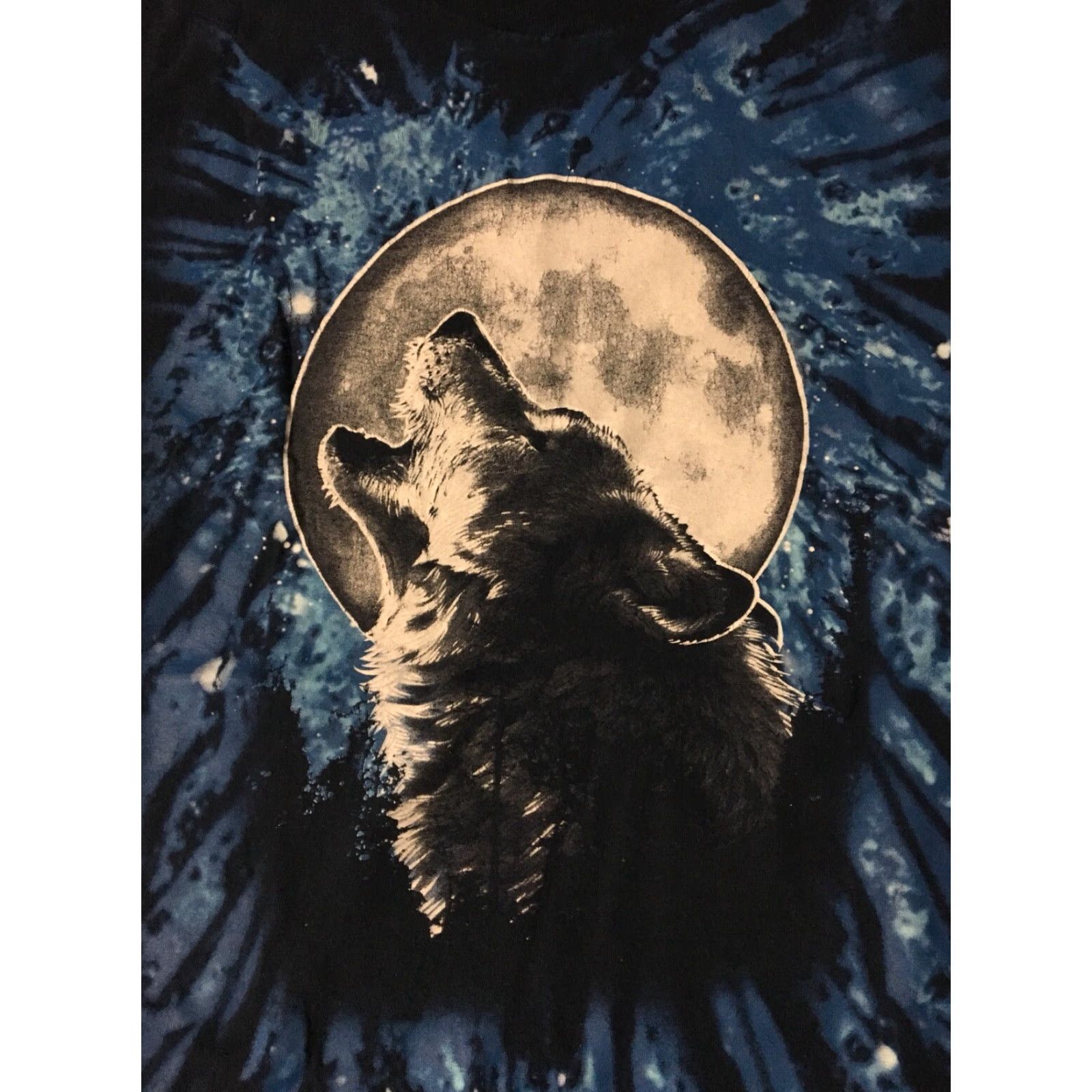 Vintage VINTAGE Wolves Wolf Shirt T-Shirt Men L Blue 90s Outdoor Hiking Grunge Punk USA Animals Wildlife Navajo? Size US L / EU 52-54 / 3 - 2 Thumbnail