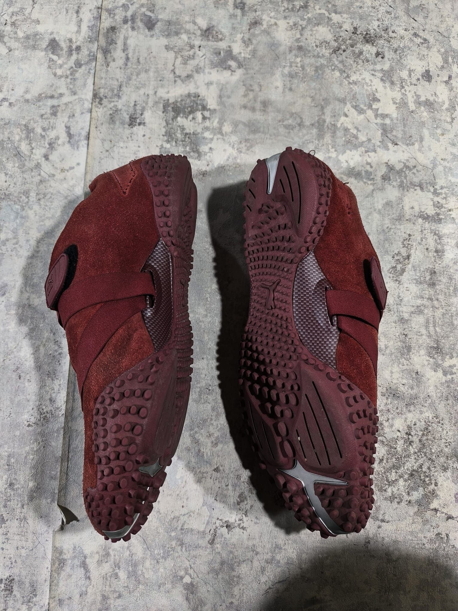 Puma vintage puma mostro burgundy red suede leather y2k Size US 12 / EU 45 - 8 Thumbnail