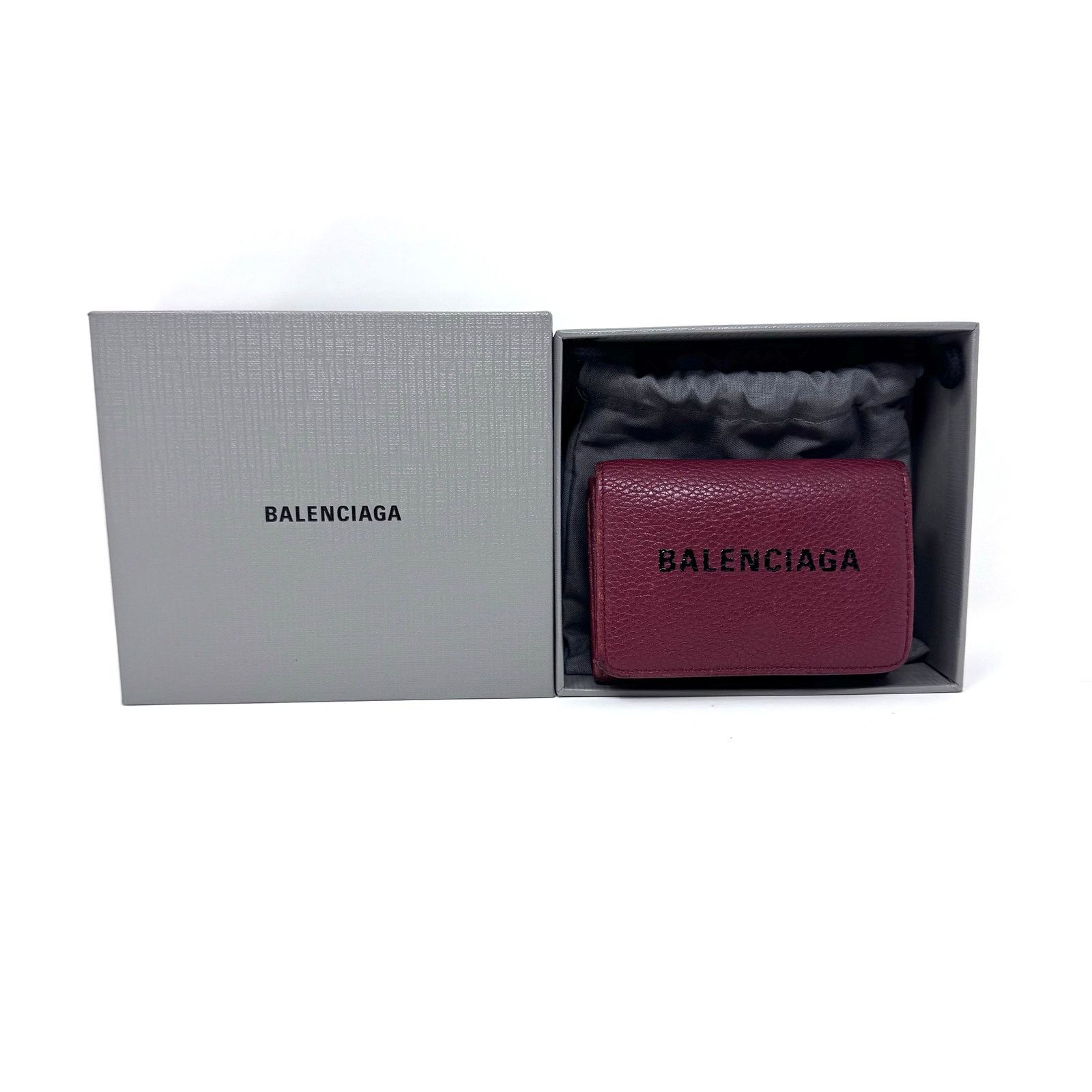 Balenciaga Balenciaga Logo Bifold Wallet Size ONE SIZE - 2 Thumbnail