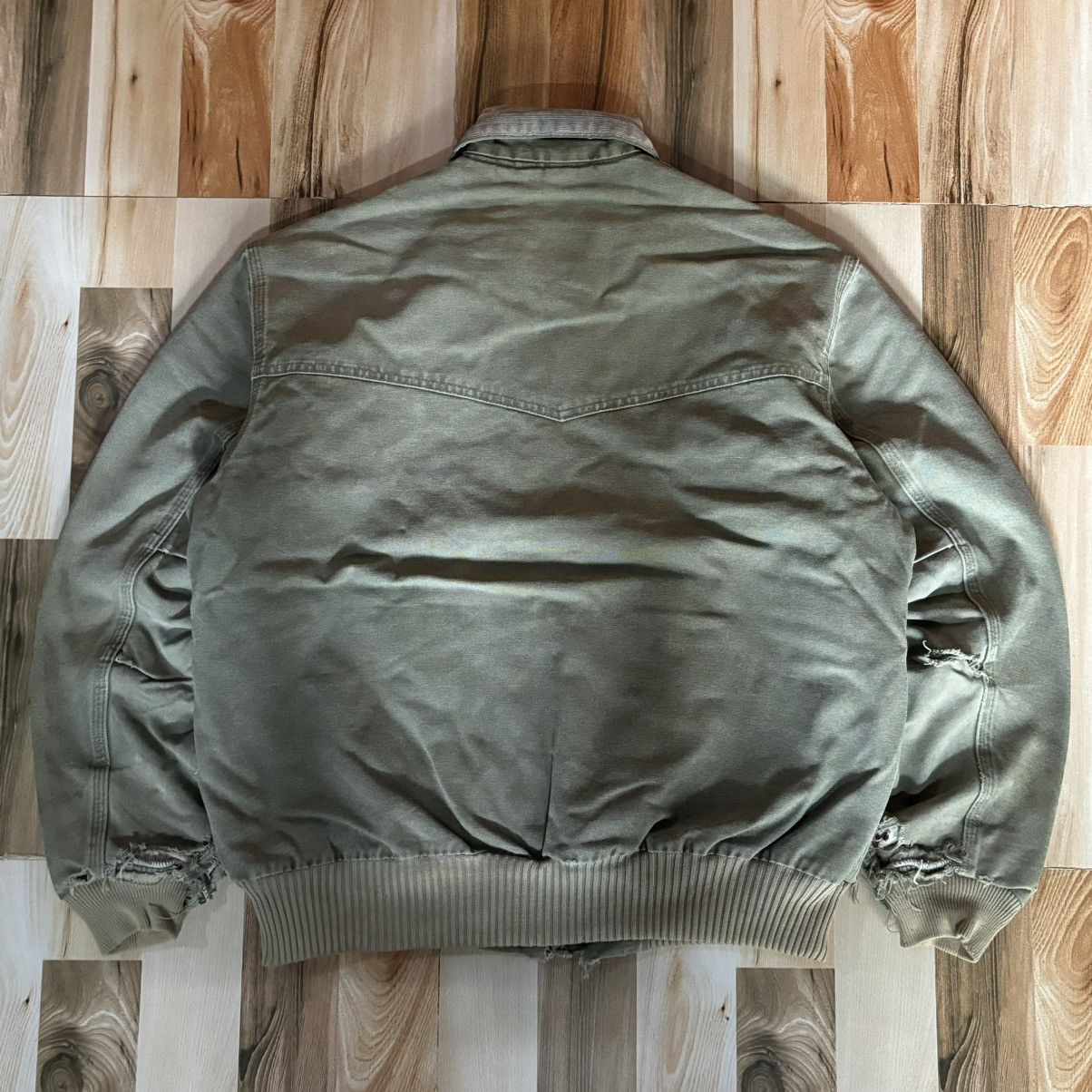 Carhartt Vintage 00s Carhartt Distressed Santa FE Jacket J14 LOV Size US L / EU 52-54 / 3 - 9 Thumbnail