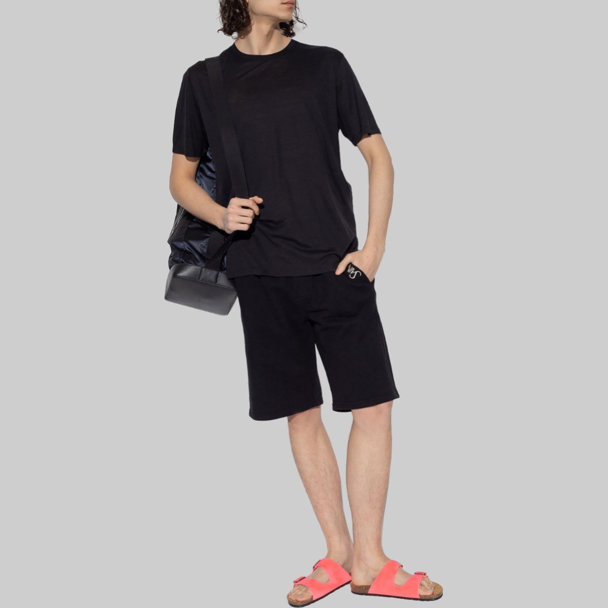 Saint Laurent Paris o1bcso1str0625 Cassandre T-Shirt in Black Size US M / EU 48-50 / 2 - 2 Thumbnail