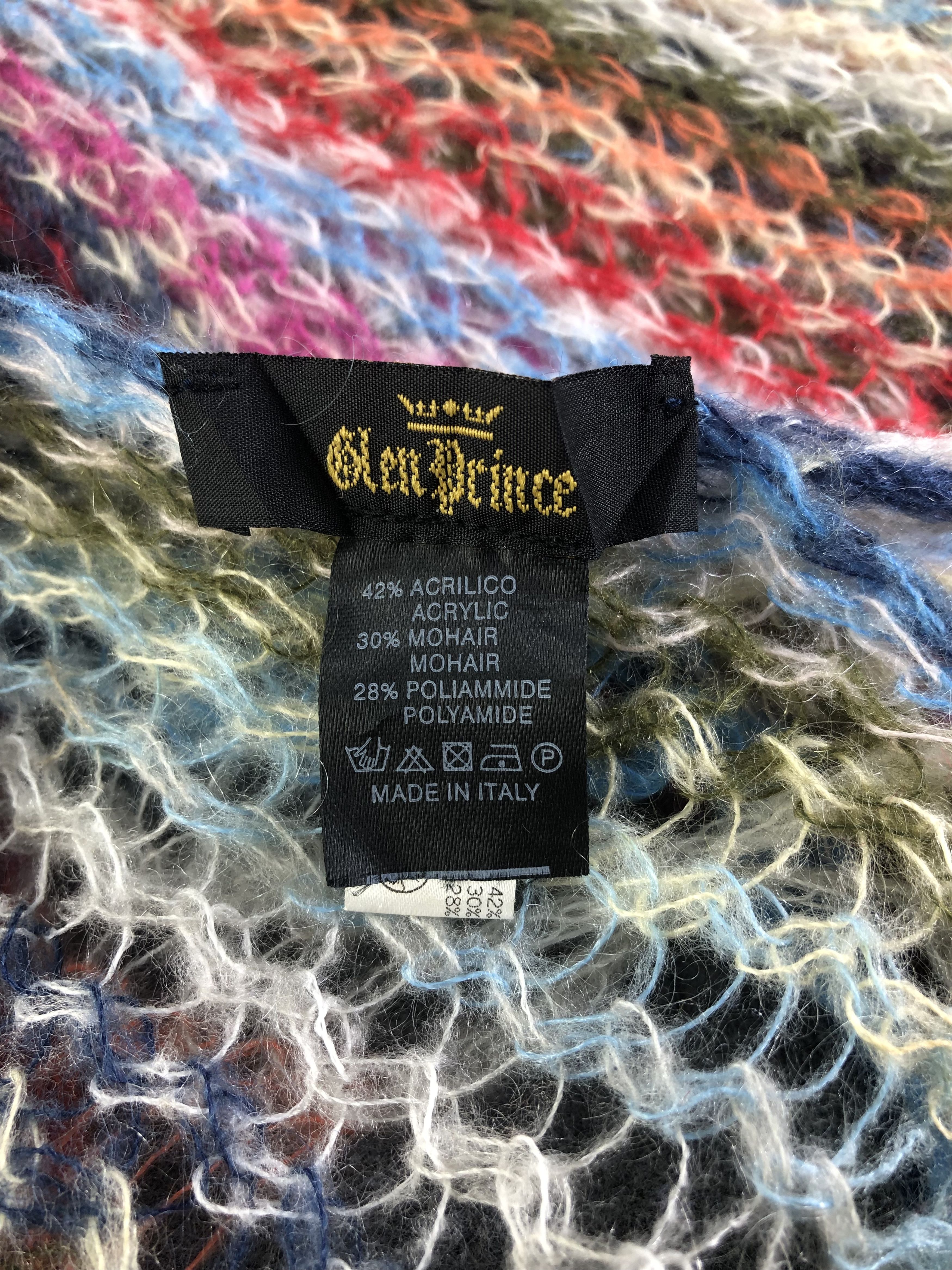 Vintage Glen Prince Mohair Scarf / Muffler / Neckwear Size ONE SIZE - 4 Thumbnail