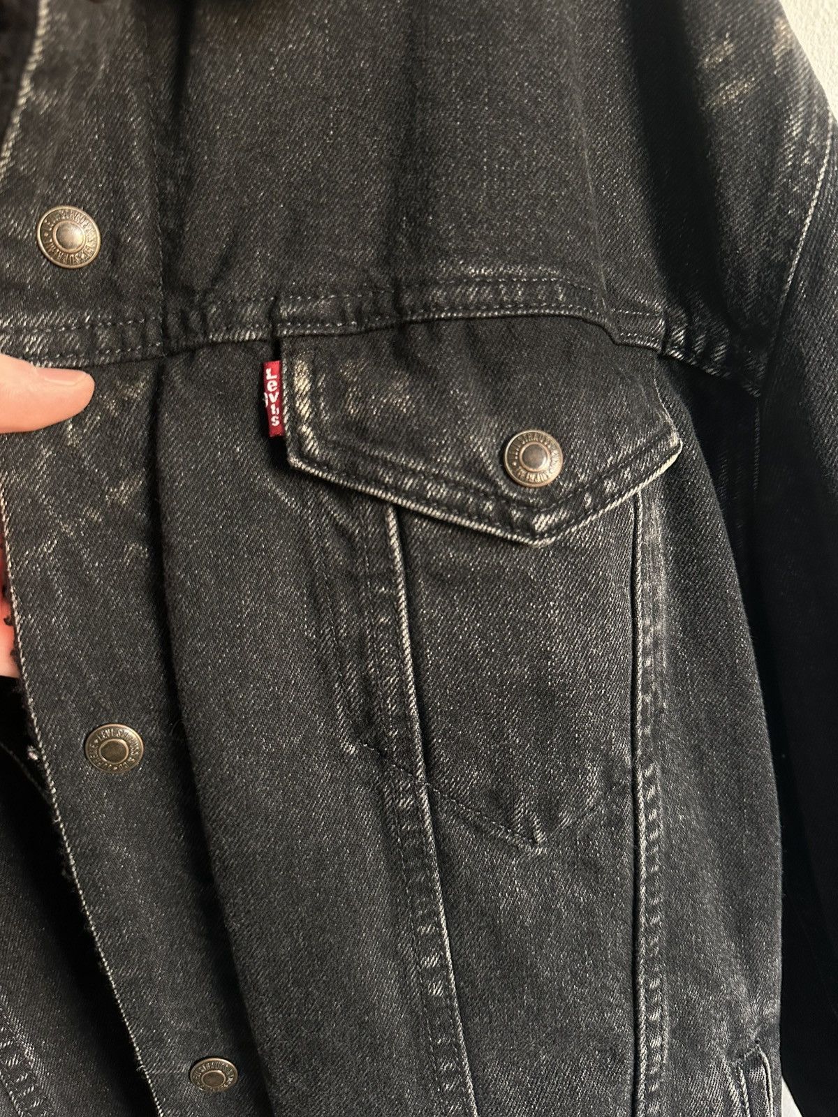 Levi's × Supreme Supreme Levi’s Bleached Sherpa Trucker Jacket Size US L / EU 52-54 / 3 - 9 Thumbnail
