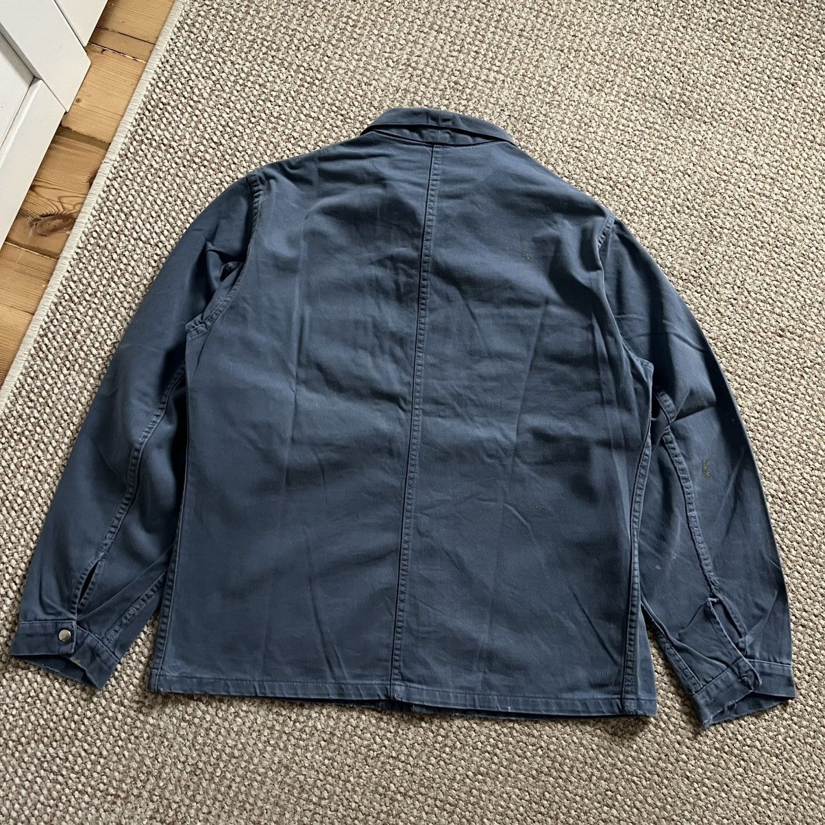 Le Laboureur Lutteurs vintage distressed works overshirt french jacket Size US M / EU 48-50 / 2 - 11 Thumbnail