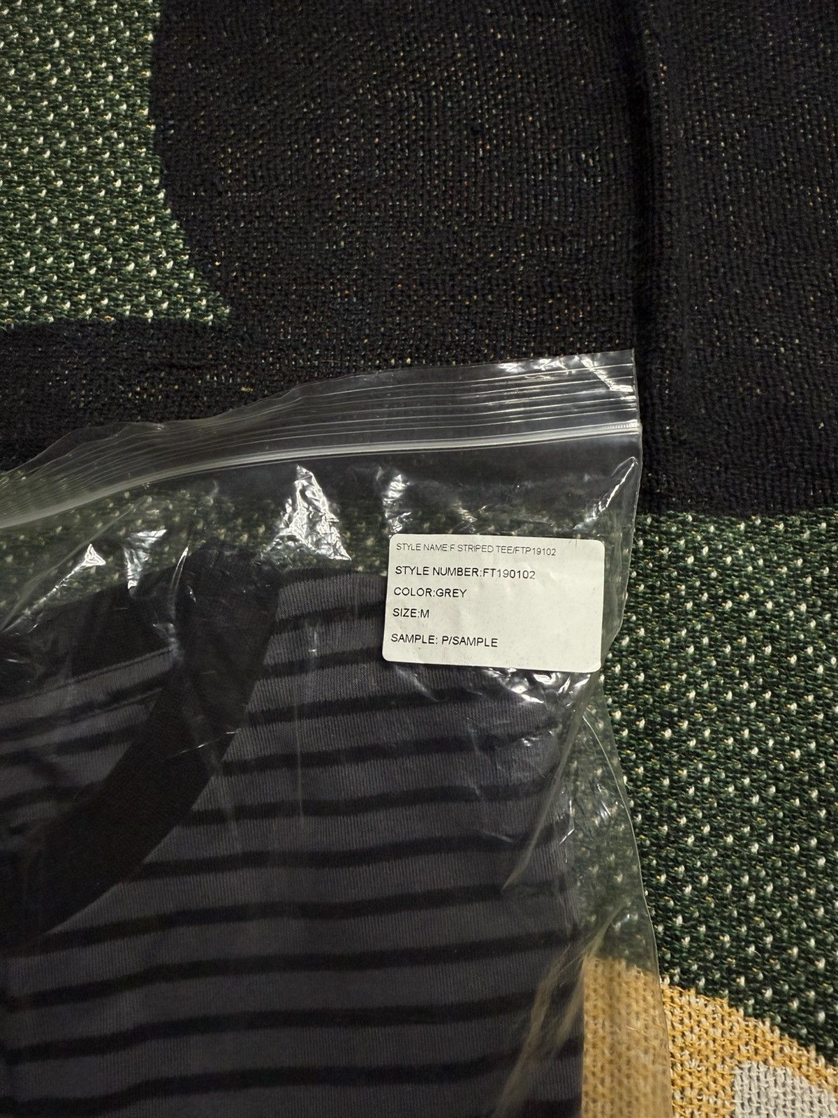 Fuck The Population SS19 FTP stripped shirt grey M Size US M / EU 48-50 / 2 - 3 Thumbnail
