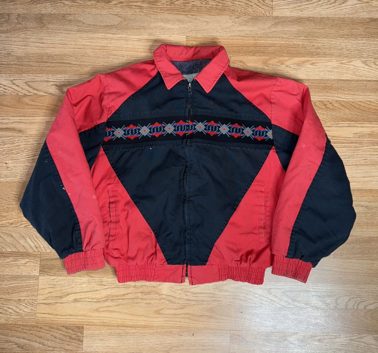 Vintage 90s Canyon Guide Outfitters Aztec Jacket Adult XL