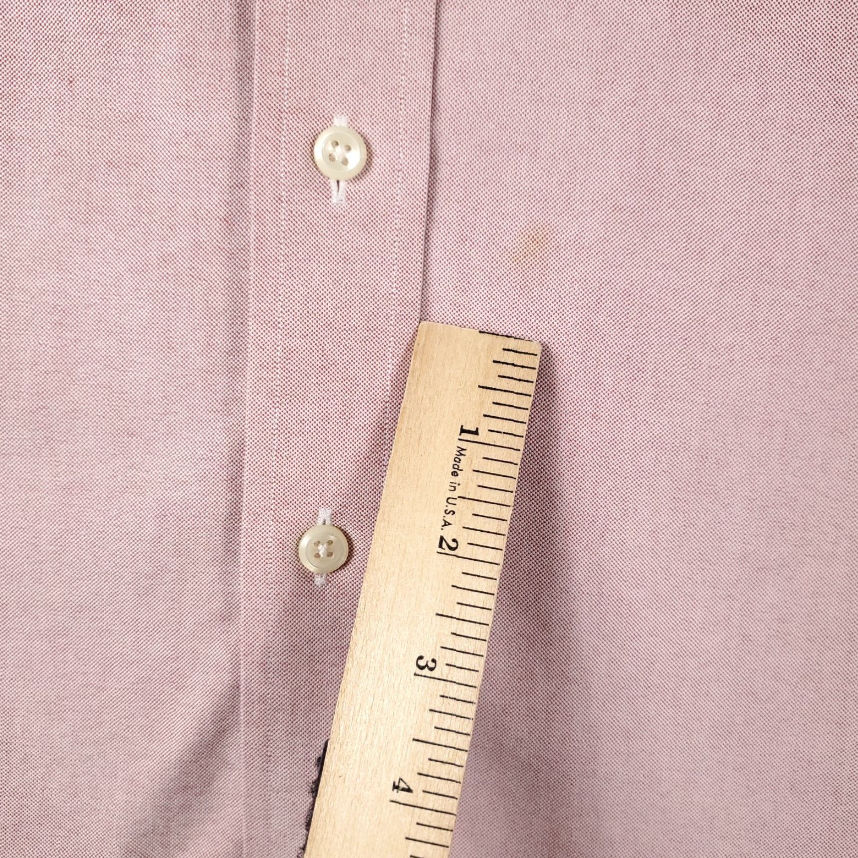 Vintage LL Bean Shirt Mens 17.5 Red Button-Up Long Sleeve Casual Size US XL / EU 56 / 4 - 4 Thumbnail